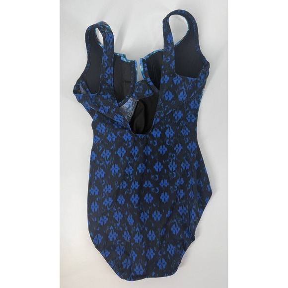 Miraclesuit Sz 8 Sunset Cay Escape Underwire Allover-Slimming One Piece Swimsuit - Picture 4 of 8